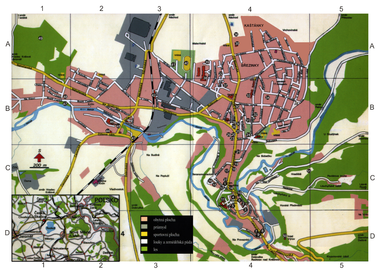 Schmatick mapa Novho Msta nad Metuj